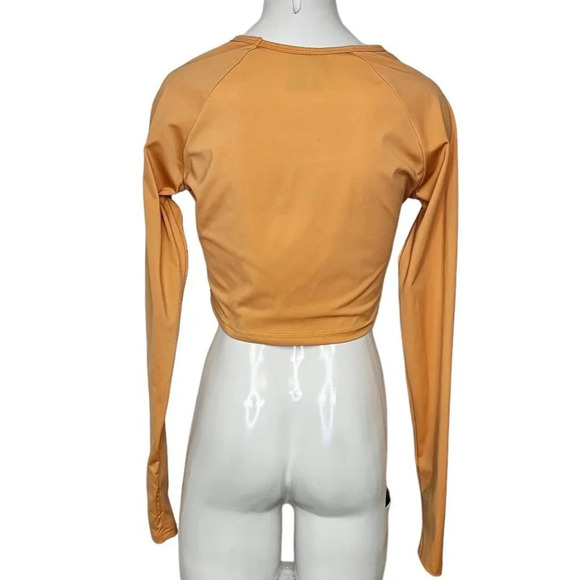 ECHT Women's Long Sleeve Crop Top Size Large Athletic Activewear - Picture 4 of 6